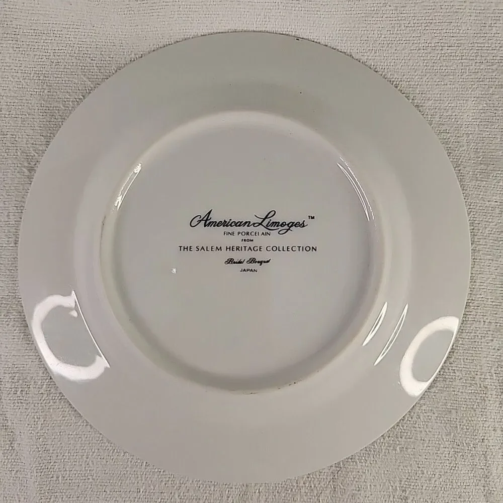 China American Limoges Salem Heritage BRIDAL BOUQUET Dinnerware Vintage
